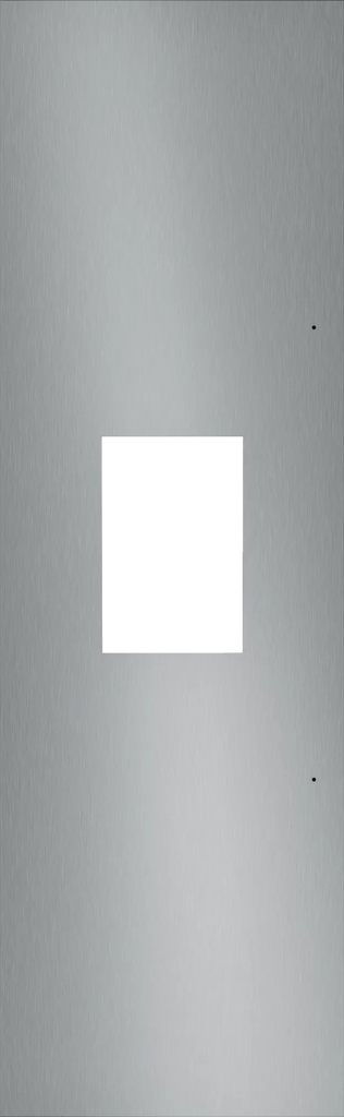Thermador TFL24ID800 24 Inch Flat Stainless Steel Door Panel for External Dispenser