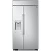 LG Studio SRSXB2622S 42 Inch Built In Side By Side Refrigerator with 25.6 Cu. Ft. Total Capacity, SmartThinQ™ Technology, SpacePlus® Ice System, Soft Closing Door, Slam-Proof™ Drawers, Energy Star Certified: Stainless Steel