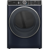 GE PFD87GSPVRS 28 Inch Front Load Smart Gas Dryer with 7.8 cu ft Capacity, Steam Cycle, Washer Link, Built In Wi-Fi, Steam Sanitize, Quick Dry, Reduce Static, Wrinkle Care, Damp Alert, Reversible Door, ADA Complaint and Energy Star : Sapphire Blue