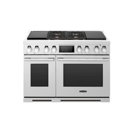 Signature Kitchen Suites SKSDR480SIS, Pro Dual Fuel Range - Stainless Steel 48 Inch