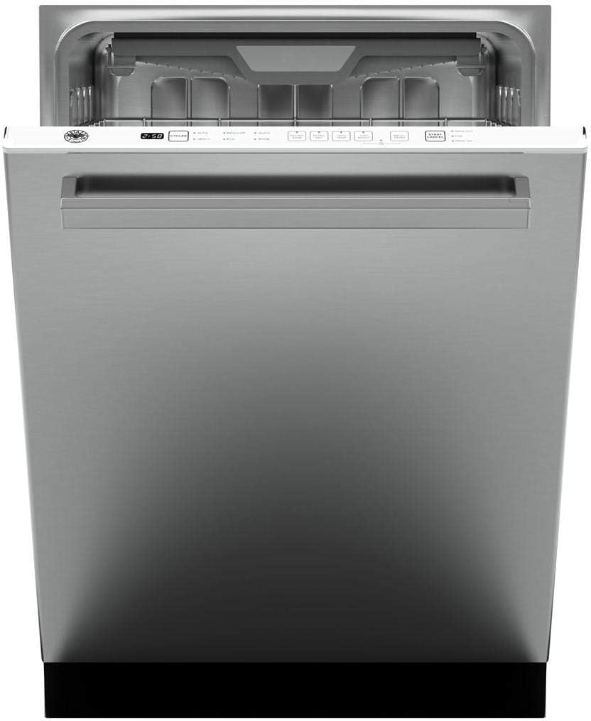 Bertazzoni Professional Series DW24XV 24 Inch Fully Integrated Dishwasher with 14 Place Setting Capacity, 6 Wash Cycles, 4 Wash Options, 48 dBA Silence Rating, Sani-Boost, Height-Adjustable Upper Basket, Triple Stage Filter, and ENERGY STAR®
