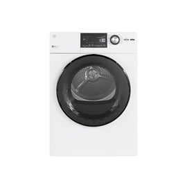 GE GFD14ESSNWW 24 Inch Electric Dryer with 4.3 Cu. Ft. Capacity, 13 Dryer Programs, Sensor Dry, Sanitize, Delay Start, Quick Dry, and Energy Star: White