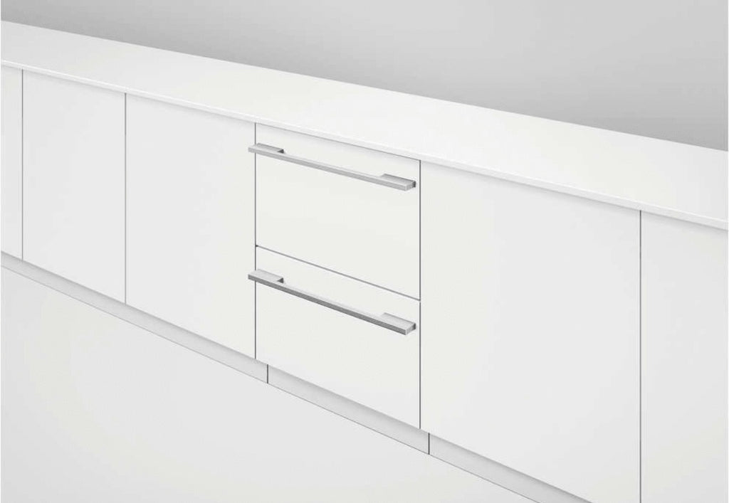 Fisher & Paykel DishDrawer Series DD24DI9N 24 Inch Fully Integrated Panel Ready DishDrawer™ Dishwasher with 14 Place Settings, 15 Wash Programs, 44 dBA, Knock to Pause, Keylock, Childlock, 46 dBA Sound Level, Delay Start, ADA Compliant, and ENERGY STAR®
