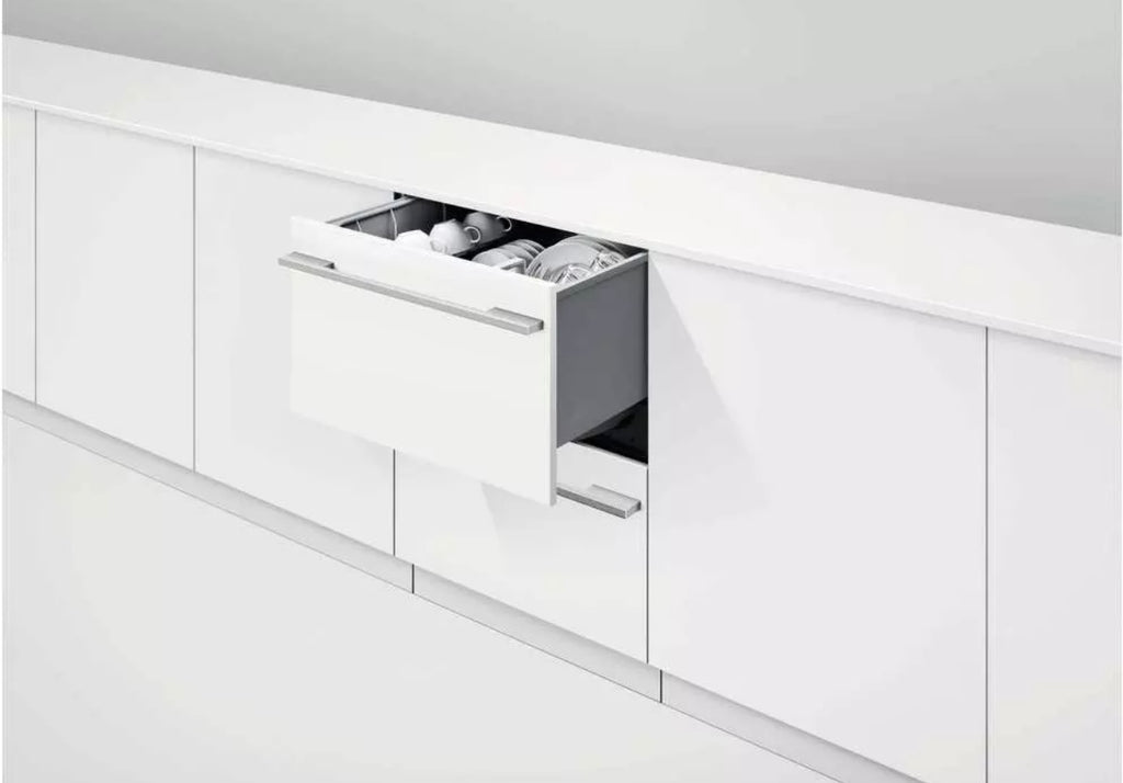 Fisher & Paykel DishDrawer Series DD24DTI9N 24 Inch Fully Integrated Panel Ready DishDrawer™ Dishwasher with 14 Place Settings, 15 Wash Programs, 44 dBA, Knock to Pause, Keylock, Childlock, 46 dBA Sound Level, Delay Start, ADA Compliant, and ENERGY STAR®