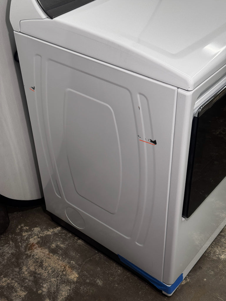 Whirlpool WGD8127LW 27 Inch Gas Smart Dryer with 7.4 cu. ft. Capacity, 36 Dryer Cycles, Moisture Sensing, Wrinkle Shield + Steam, EcoBoost, Quick Dry, and Energy Star Certified: White