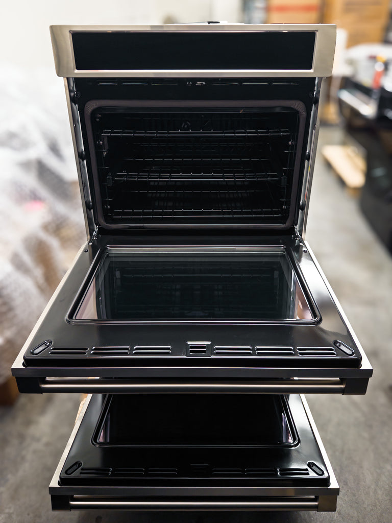 Monogram Statement Series ZTD90DPSNSS 30 Inch Double Convection Smart Electric Wall Oven with 10 Cu. Ft. Total Capacity, True European Convection, Self-Clean, Steam Clean, Precision Cooking, Sabbath Mode, Proof Mode, Warm Mode, UL Listed: Stainless Steel