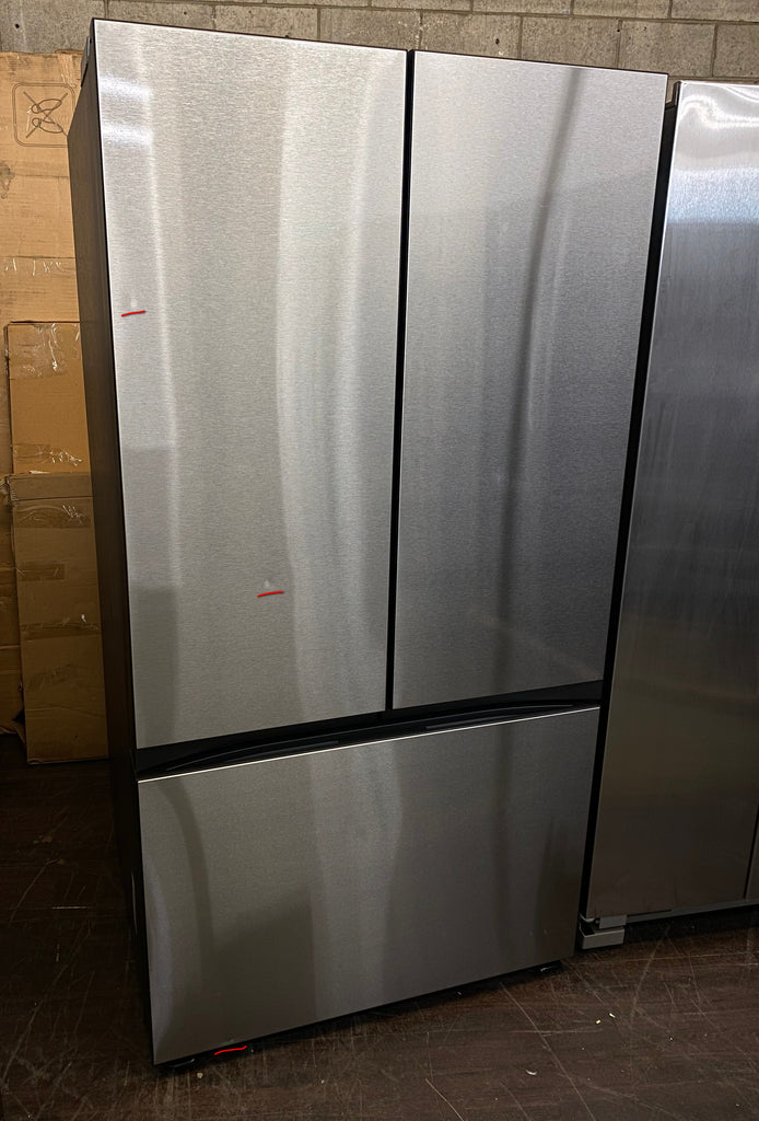 Samsung BESPOKE RF30BB6200QL 36 Inch Smart French Door Refrigerator with 30 cu. ft. Total Capacity, AutoFill Pitcher, Dual Auto Ice Maker, Wi-Fi Enabled, Customizable Door Colors, Certified: Stainless Steel - All Panels