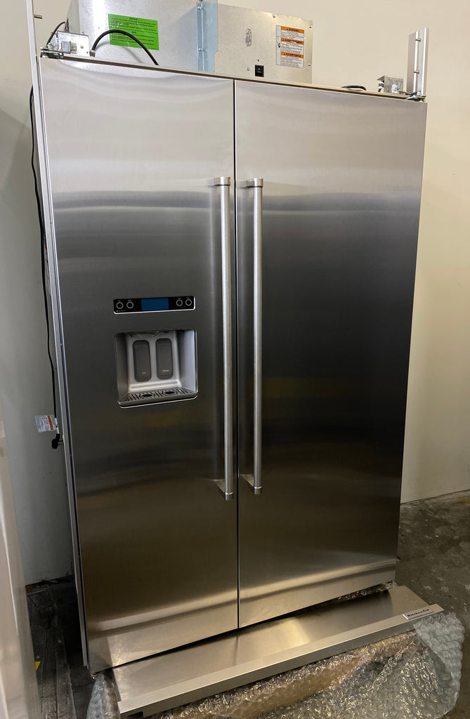KitchenAid KBSD618ESS 29.5 cu. ft 48-Inch Width Built-In Side by Side Refrigerator