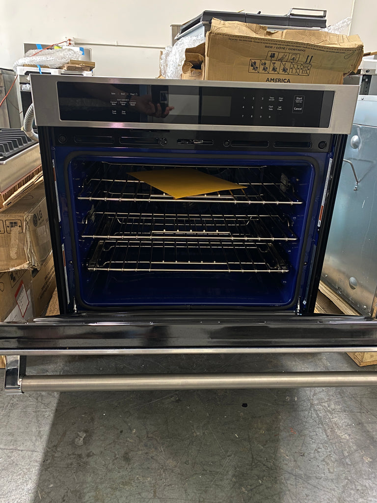 KitchenAid KOSE500ESS 30 Inch Single Convection Electric Wall Oven wit