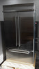 KitchenAid KBFN502ESS 42 Inch Built-In French Door Refrigerator with 24.2 cu. ft. Capacity, Glass Shelves, Preserva Food Care System, Automatic Ice Maker, Platinum Interior, LED Lighting, SatinGlide® Cripers, Door Open Alarm, Sabbath Mode: Stainless Steel