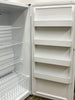 GE  FUF21SMRWW 33 Inch Freestanding Upright Freezer with 21.3 cu. ft. Capacity, Turbo Freeze, Lock and Key, Audible Temperature Alarm, Electronic Temperature Control, LED Interior Lighting, and Garage Ready: White