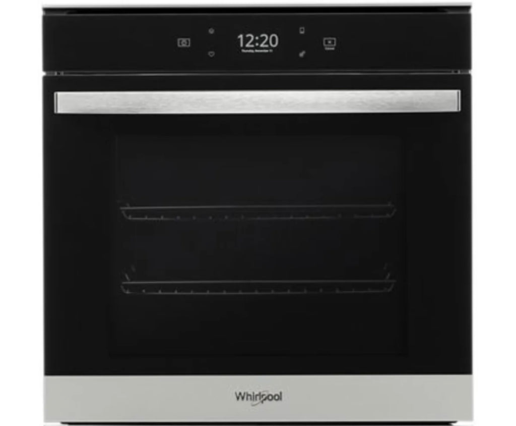 Whirlpool  WOS52ES4MZ 24 Inch Single Smart Electric Wall Oven with 2.9 Cu. Ft. Capacity, True Convection, Frozen Bake™, Self-Clean, Assisted Cooking, Remote Start, Hidden Bake Element, Control Lock, WiFi, Scan-to-Connect Technology: Stainless Steel