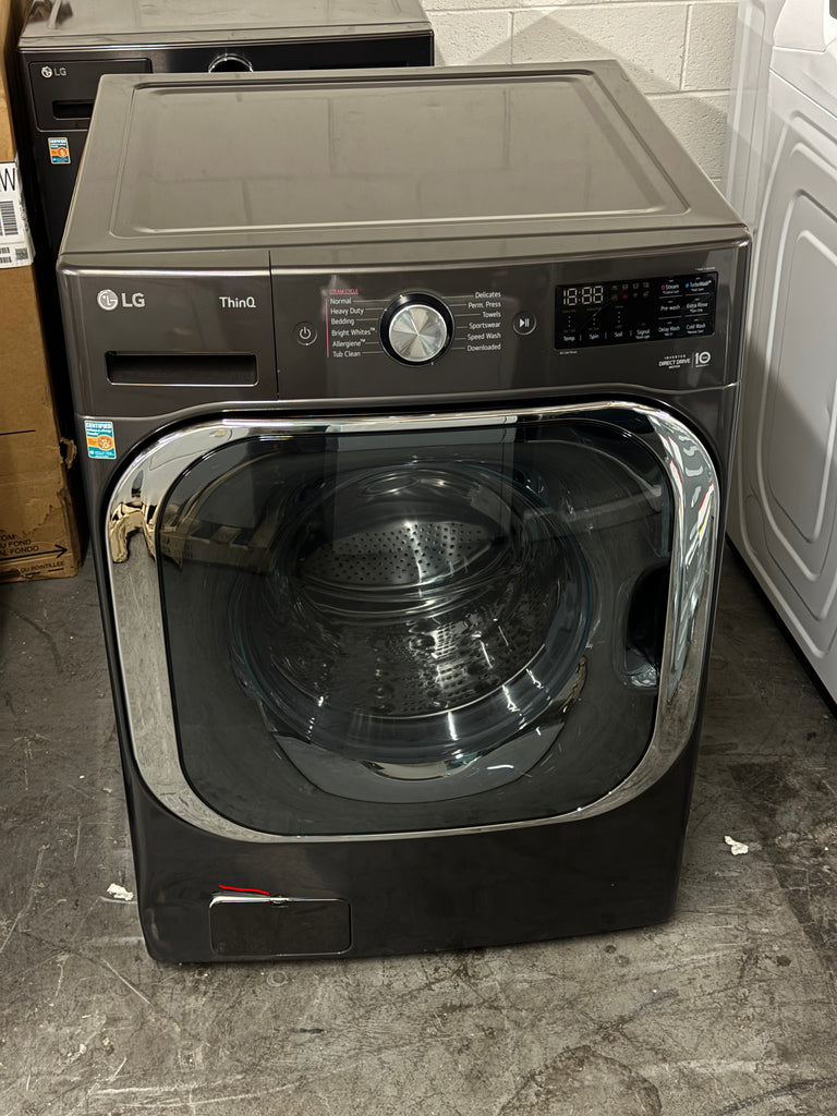 LG TurboWash Series WM8900HBA 29 Inch Smart Front Load Washer with 5.2 Cu. Ft. Capacity, TurboWash™ 2.0 Technology, AIDD™ Fabric Sensor, Smart Pairing™, ThinQ Technology, ColdWash™ Technology and Energy Star® Certified