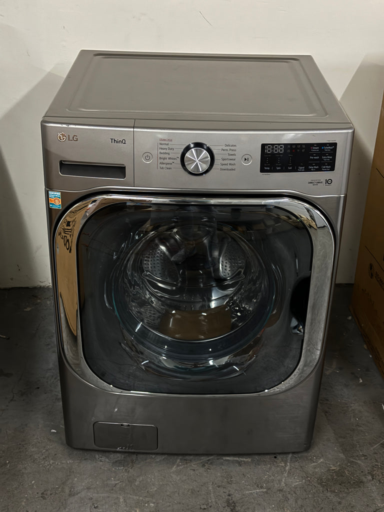 LG TurboWash WM8980HVA 29" Front Load Washer 5.2 cu.ft. Capacity: Graphite Steel