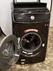 Samsung WV60A9900AV 27 Inch Smart Front Load Washer with 6.0 cu. ft. Capacity, 24 Wash Cycles, FlexWash™, Super Speed Wash, CleanGuard™, PowerFoam™, Smart Dial, Steam Cycle, Sanitize, Self Clean+, and Energy Star®: Black