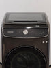 Samsung WV60A9900AV 27 Inch Smart Front Load Washer with 6.0 cu. ft. Capacity, 24 Wash Cycles, FlexWash™, Super Speed Wash, CleanGuard™, PowerFoam™, Smart Dial, Steam Cycle, Sanitize, Self Clean+, and Energy Star®: Black