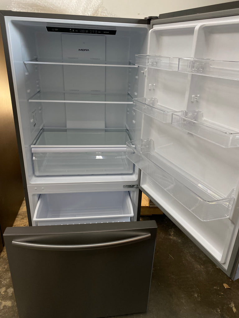 Mora MRB172N6ASE 17.2 cu. ft. Counter Depth Bottom Freezer Refrigerator with LED Interior Lighting