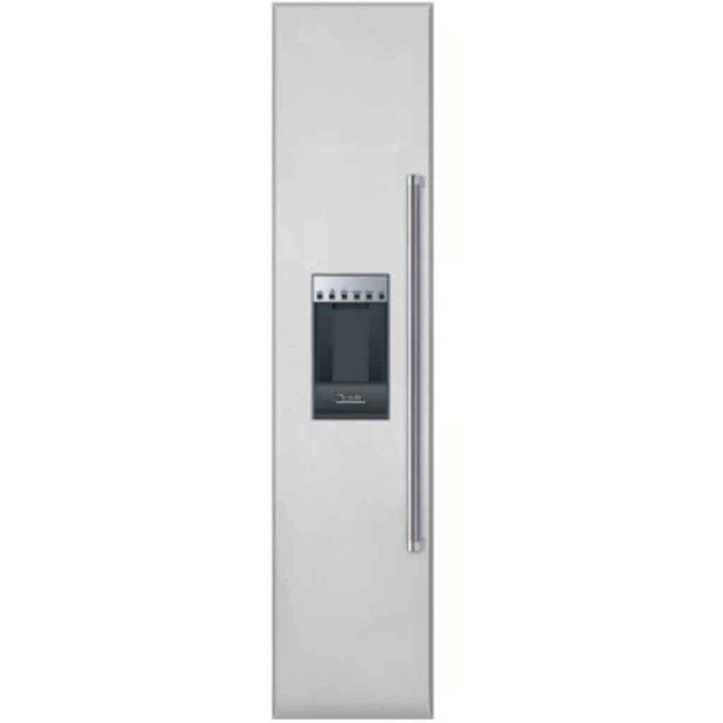 Thermador  TFL18ID800 18 Inch Flat Stainless Steel Door Panel for External Dispenser and Thermador  TFL30IR800 30 Inch Flat Stainless Steel Door Panel(For Use with Handle)