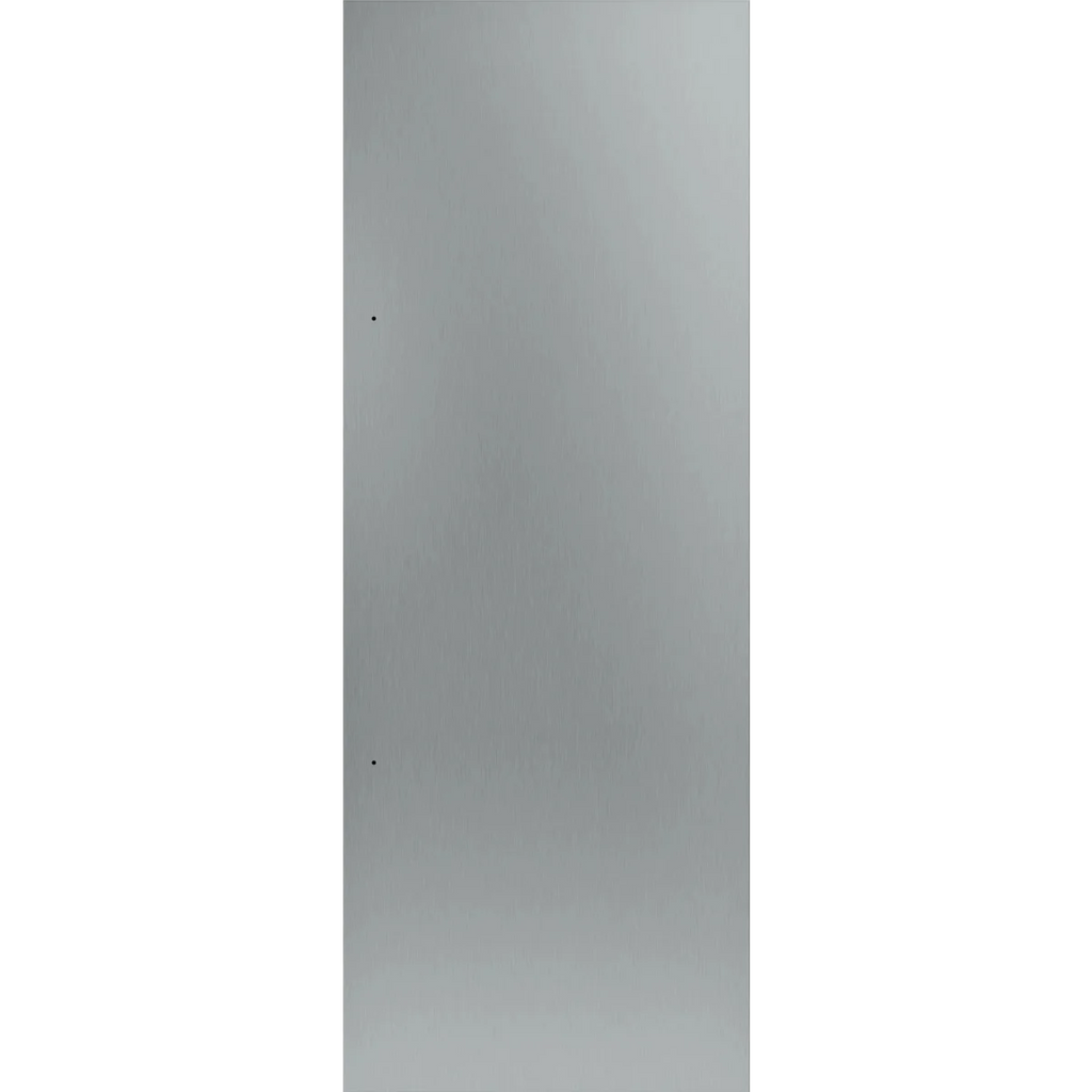Thermador  TFL18ID800 18 Inch Flat Stainless Steel Door Panel for External Dispenser and Thermador  TFL30IR800 30 Inch Flat Stainless Steel Door Panel(For Use with Handle)