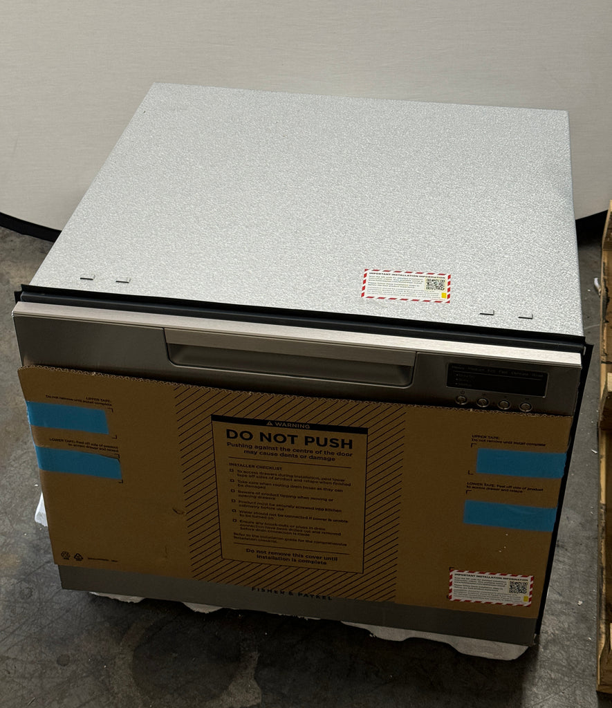 Fisher & Paykel DishDrawer Series DD24SCTX9N 24 Inch 7 Place Setting Capacity, 15 Wash Cycles, 6 Wash Programs, 3 Wash Modifiers, Delicate Cycle, Stanitize, Child Lock, Silence Rating of 44 dBA, ADA Compliant and Energy Star Rated: Stainless Steel