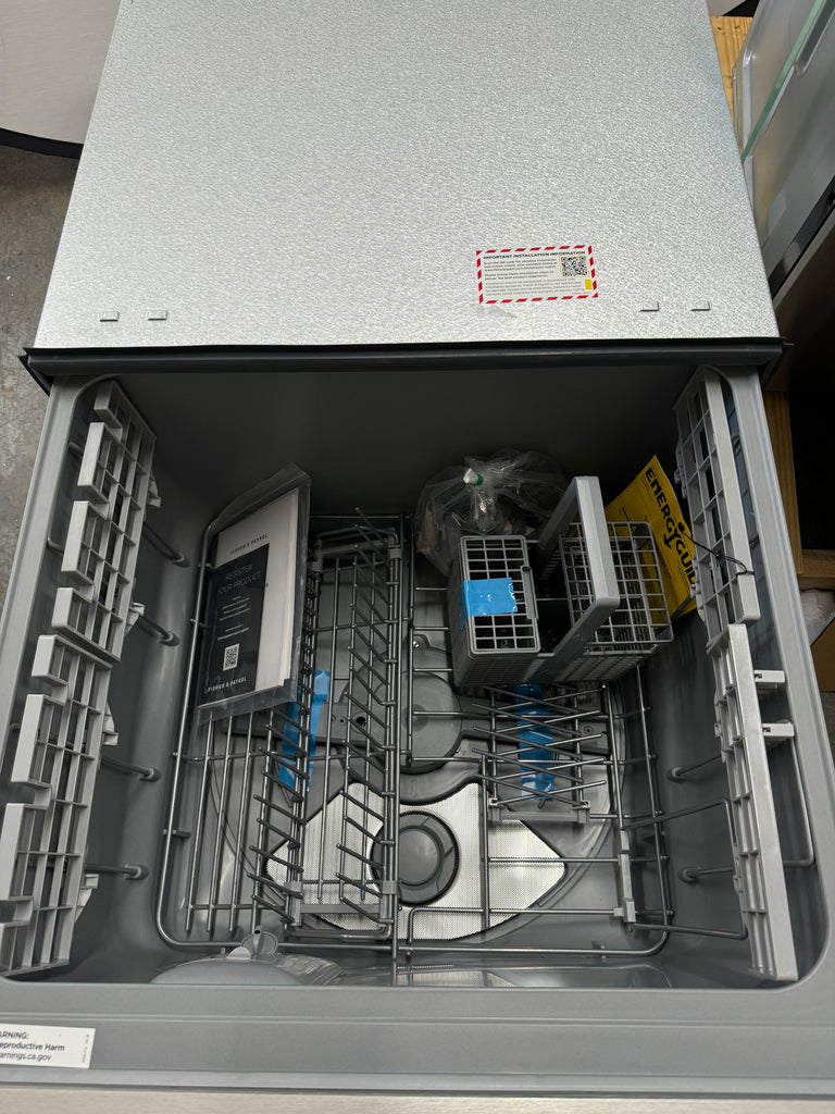 Fisher & Paykel DishDrawer Series DD24SCTX9N 24 Inch 7 Place Setting Capacity, 15 Wash Cycles, 6 Wash Programs, 3 Wash Modifiers, Delicate Cycle, Stanitize, Child Lock, Silence Rating of 44 dBA, ADA Compliant and Energy Star Rated: Stainless Steel
