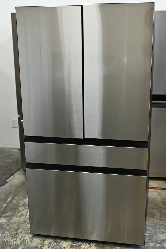 Samsung Bespoke RF29BB8600QL 36 Inch Smart 4-Door French Door Refrigerator with 29 cu. ft. Total Capacity, Beverage Center, FlexZone™ Drawer, Dual Auto Ice Maker, Twin Cooling Plus, Wi-Fi Enabled, ADA Compliant, and ENERGY STAR®: Stainless Steel