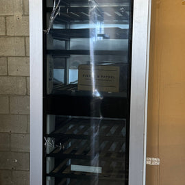 Fisher & Paykel Series 11 RS2484VL2K1 24 Inch Built-In Dual Zone Integrated Column Wine Cabinet with 91 Bottle Capacity, 13 Full Extension Storage Racks, UV-Tempered Glass Door, and Joiner Kit Included: Left Hinge, Panel Ready