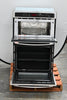 GE JK3800SHSS 27 Inch Combination Wall Oven with 4.3 cu. ft. Oven Capacity, 1.7 cu. ft. Microwave, Sensor Cooking Controls, Bake Element, Broil Element, Glass Touch Controls, GE Fits! Guarantee, and Self-Clean with Steam: Stainless Steel