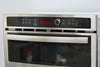 GE JK3800SHSS 27 Inch Combination Wall Oven with 4.3 cu. ft. Oven Capacity, 1.7 cu. ft. Microwave, Sensor Cooking Controls, Bake Element, Broil Element, Glass Touch Controls, GE Fits! Guarantee, and Self-Clean with Steam: Stainless Steel