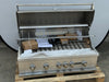 Coyote S-Series C2SL42NG 42 Inch Built-In Grill with 3 Infinity Burners™, RapidSear™ Infrared Burner, 875 sq. in. Cooking Surface, Interior Grill Lighting, LED Illuminated Knobs, Integrated Wind Guard, Rotisserie and Smoker Box: Stainless Steel