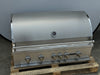 Coyote S-Series C2SL42NG 42 Inch Built-In Grill with 3 Infinity Burners™, RapidSear™ Infrared Burner, 875 sq. in. Cooking Surface, Interior Grill Lighting, LED Illuminated Knobs, Integrated Wind Guard, Rotisserie and Smoker Box: Stainless Steel