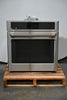 Cafe Professional Series CKS70DP2NS1 27 Inch Single Convection Electric Wall Oven with 4.3 Cu. Ft. Oven Capacity, True European Convection Oven, Self-Clean, Steam Clean Option, Keep Warm, Proof, Scan-To-Cook, Sabbath Mode, ADA Compliant: Stainless Steel