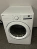 LG DLG3401W 27 Inch Gas Dryer with 7.4 Cu. Ft. Capacity, 8 Dryer Programs, Sensor Dry, FlowSense™ Indicator, Dial-A-Cycle™, LoDecibel™ Operation, SmartDiagnosis™, and Energy Star Certified: White