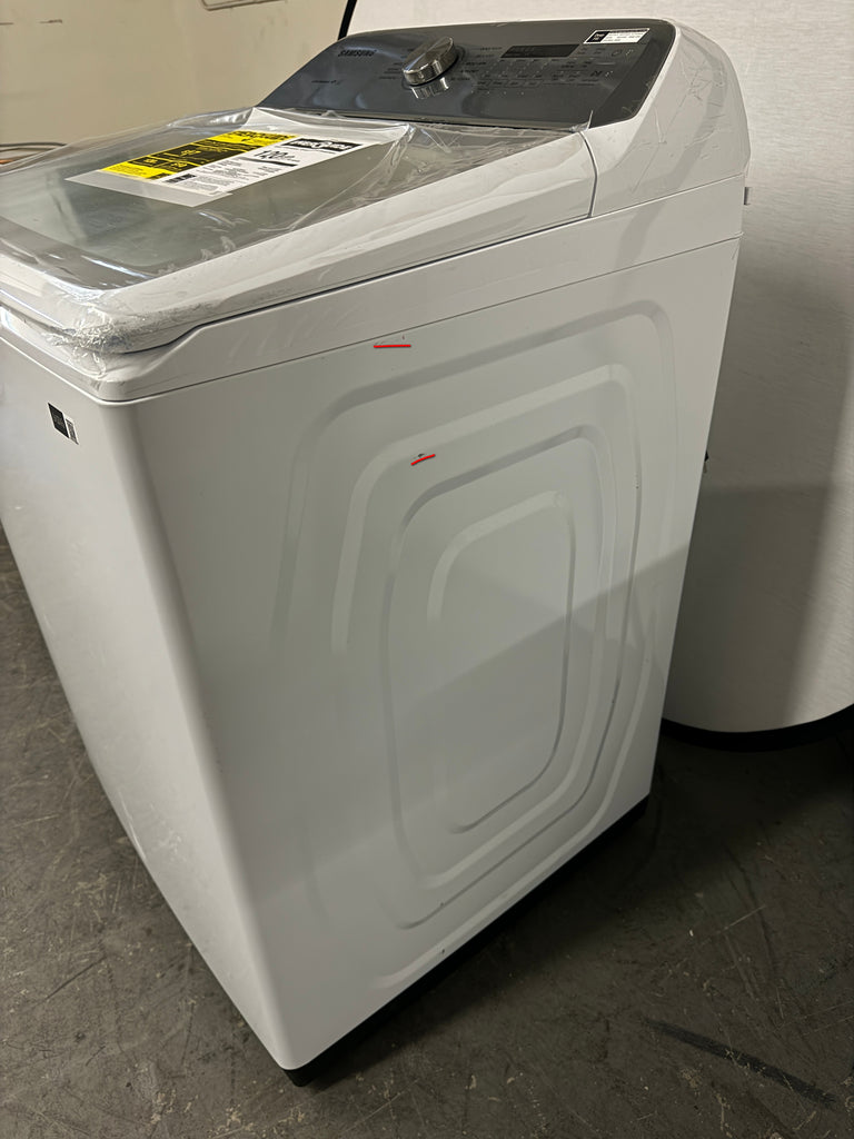 Samsung WA50R5200AW 27 Inch Top Load Washer with 5.0 Cu. Ft. Capacity, 10 Wash Cycles, Active WaterJet, EZ Access, Deep Fill, Smart Care, VRT Plus™ Technology, Quick Wash, and ENERGY STAR® Certified: White
