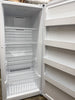 GE  FUF21SMRWW 33 Inch Freestanding Upright Freezer with 21.3 cu. ft. Capacity, Turbo Freeze, Lock and Key, Audible Temperature Alarm, Electronic Temperature Control, LED Interior Lighting, and Garage Ready: White