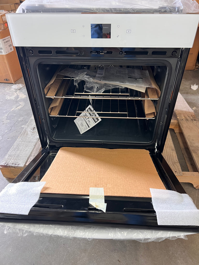 Whirlpool  WOES5027LW 27 Inch Single Electric Smart Wall Oven with 4.3 cu. ft. Fan Convection Oven, Steam Clean, Frozen Bake™, Air Fry, Rapid Preheat, WiFi, ADA Compliant, and Star K: White