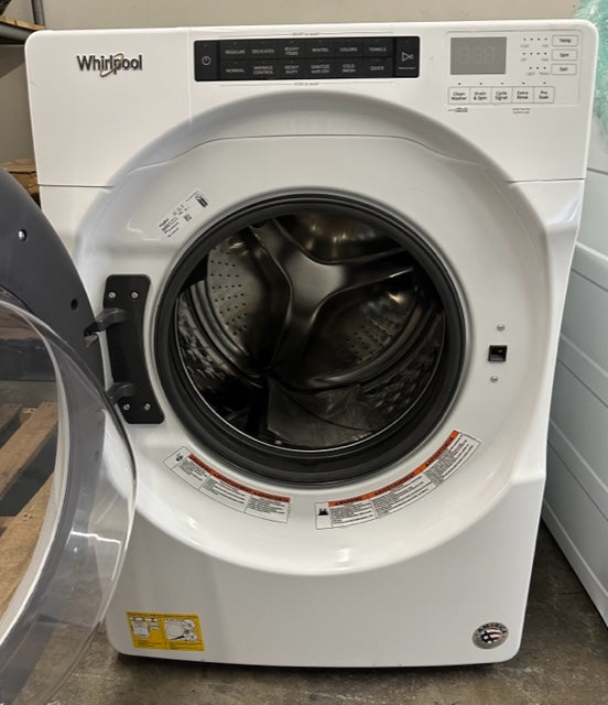 Whirlpool wfw560chw 4.3 cu deals ft front load washer