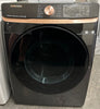 Samsung DVE50BG8300V 27 Inch Electric Dryer with 7.5 cu. ft. Capacity, Steam Sanitize+, Sensor Dry, Vent Sensor, Smart Care, Wi-Fi, 21 Drying Cycles, Quick Dry, Wrinkle Prevent, ADA Compliant, and ENERGY STAR® Certified: Brushed Black