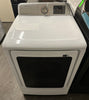 Samsung DVG50M7450W 27 Inch Gas Dryer with Multi-Steam™, Wrinkle Prevent Option, Sensor Dry, 11 Dry Cycles, Smart Care, 4-Way Venting, Interior Drum Light, Eco Dry, Reversible Door and 7.4 cu. ft. Capacity
