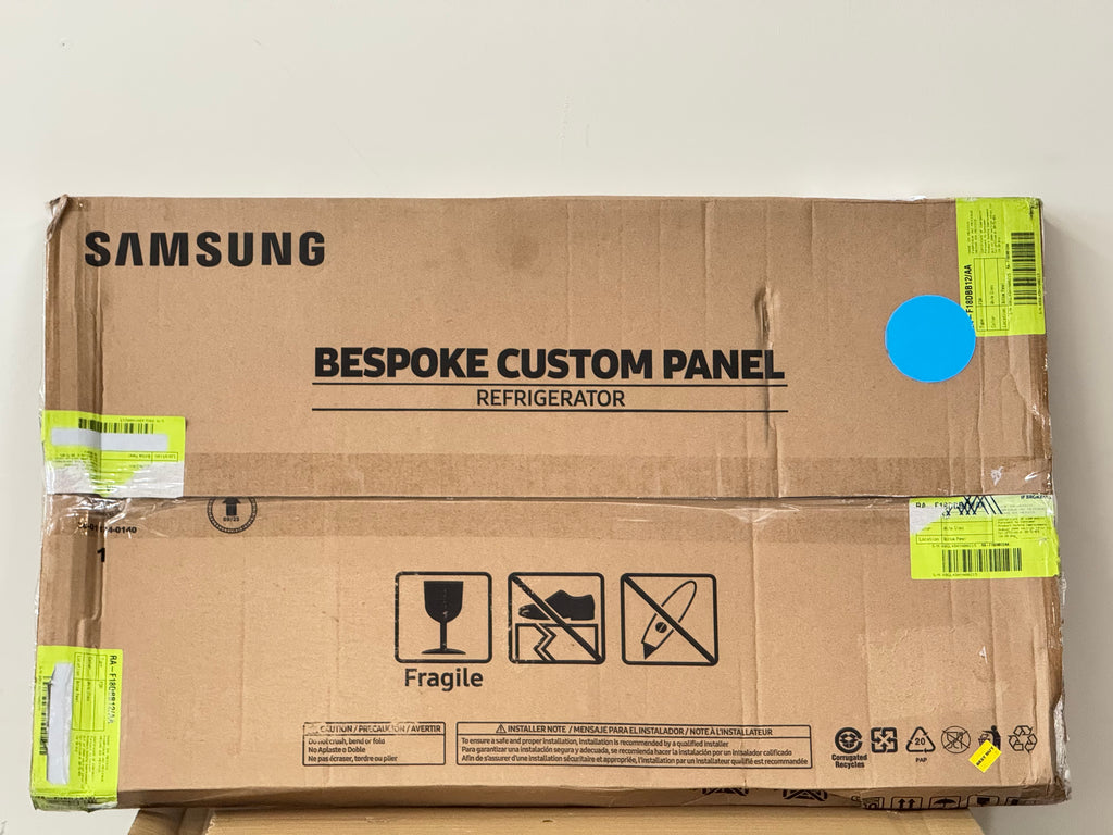 Samsung Bespoke RA-F18DBB12/AA 4-Door Flex Refrigerator Panel Bottom Panel: White Glass