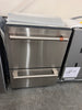 Café CDD420P2TS1 24 Inch Fully Integrated Double Drawer Dishwasher with 14 Place Settings, 6 Wash Cycles, 3 Wash Options, Knock To Pause, Delay Start, Active Flood Protection, 46 dBA Single Drawer, 49 dBA Double Drawer, Adjustable Racks: Stainless Steel