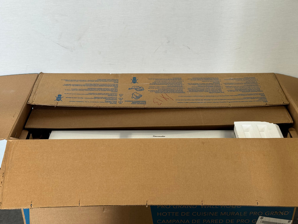 Thermador Professional Series PH36GWS 36 Inch Wall Mount Smart Range Hood with 4-Speed, Blower (Sold Separately), LED Lighting, Commercial Style Baffle Filter, and Infrared Heat Lamps