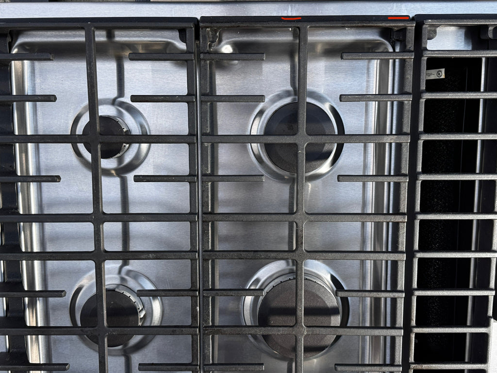 KitchenAid KCGD506GSS 36 Inch Gas Downdraft Cooktop with 5 Burners, Downdraft Ventilation, Professional Burner BTUs, Even-Heat™ Simmer Burner, 300 CFM Exhaust, 3-Speed Fan and Flame-Sensing™ Re-Ignition