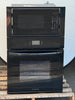Frigidaire FCWM2727AB 27 Inch Combination Electric Wall Oven with 5.4 Cu. Ft. Total Capacity, Fan Convection, Self Clean, Sensor Cook, Cook Time Setting, Convection Bake, Microwave Cooking, Add 30 Seconds, Sabbath Mode, and Star-K Certified: Black