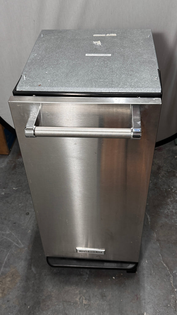 KitchenAid KTTS505ESS 15 Inch Built-In Fully Integrated Trash Compactor with 1.4 cu. ft. Capacity, 1/3 HP, 5:1 Compaction Ratio, Whisper Quiet Plus and Odor Management System: Stainless Steel