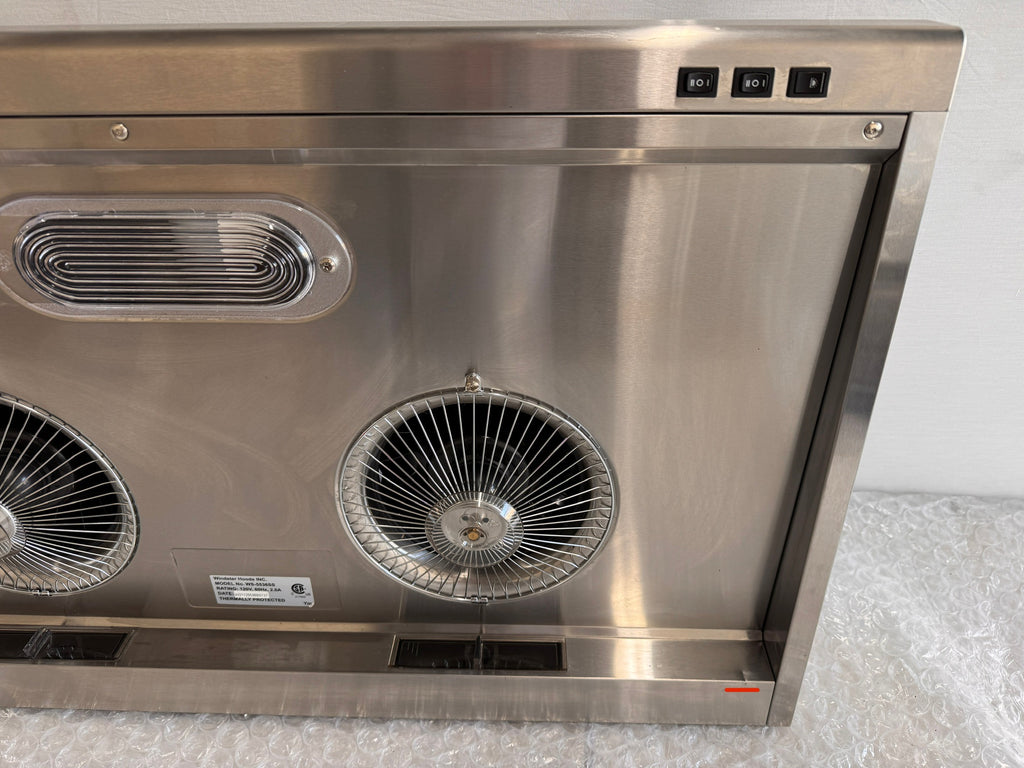 Windster Hoods WS-5536SS 36 inches Convertible Under cabinet Range Hood: Stainless Steel