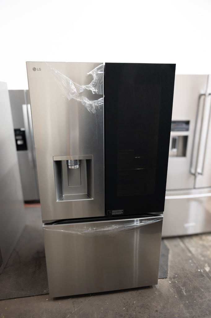 LG LRYKC2606S 36 Inch Counter-Depth MAX™ Smart French Door Refrigerator with 26 Cu. Ft. Capacity, 4 Split Shelves, UVnano™ Dispenser, 3 Ice Maker, and ADA Compliant: PrintProof™ Stainless Steel