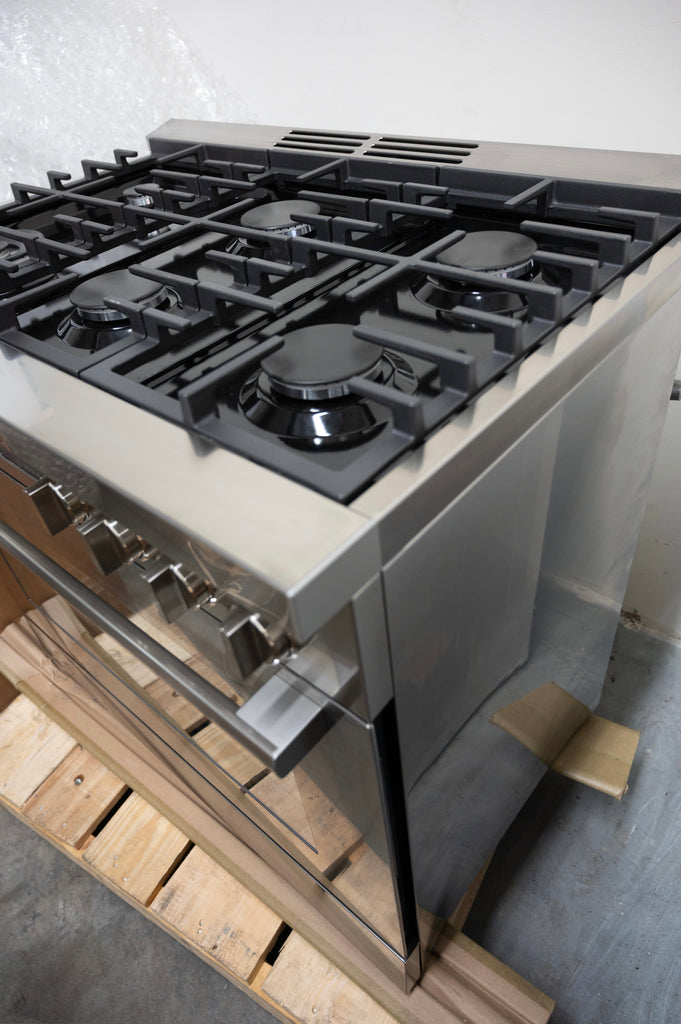 Bosch 800 Series HGS8655UC 36 Inch Freestanding Gas Range with 6 Sealed Burners, 3.4 cu. ft. Oven Capacity, Continuous Grates, Convection Oven, and Self-Cleaning: Stainless Steel