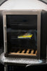 Avanti WC3015S3S 15 Inch Wine Cooler with 6 Slide-Out Wine Shelves, 30 Bottle Capacity, One-Touch Dual Function Electronic Display, Interior LED Lighting: Stainless Steel