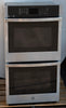 GE JKD3000SNSS 27 Inch Built-In Double Wall Oven with 8.6 cu. ft. Total Capacity, WiFi Connect, Fit Guarantee, Self-Clean, Eight-Pass Broil Element, Glass Touch Controls, Work with Amazon Alexa, Google Assistant, Halogen Interior Lighting: Stainless Steel